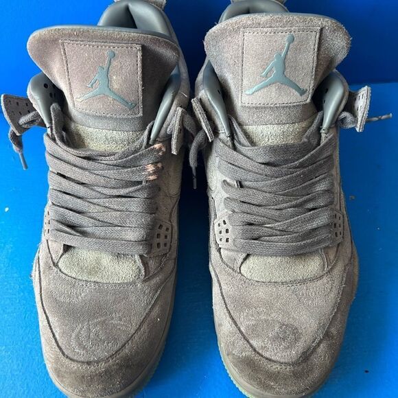 KAWS x NIKE AIR JORDAN RETRO IV 4 GREY 930155 003 SIZE 12 - Picture 3 of 12